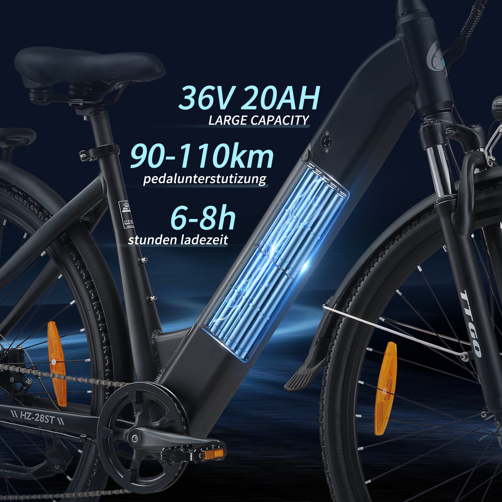 TTGO C3 (HZ-28ST) City ebike - TTGO E-Bike
