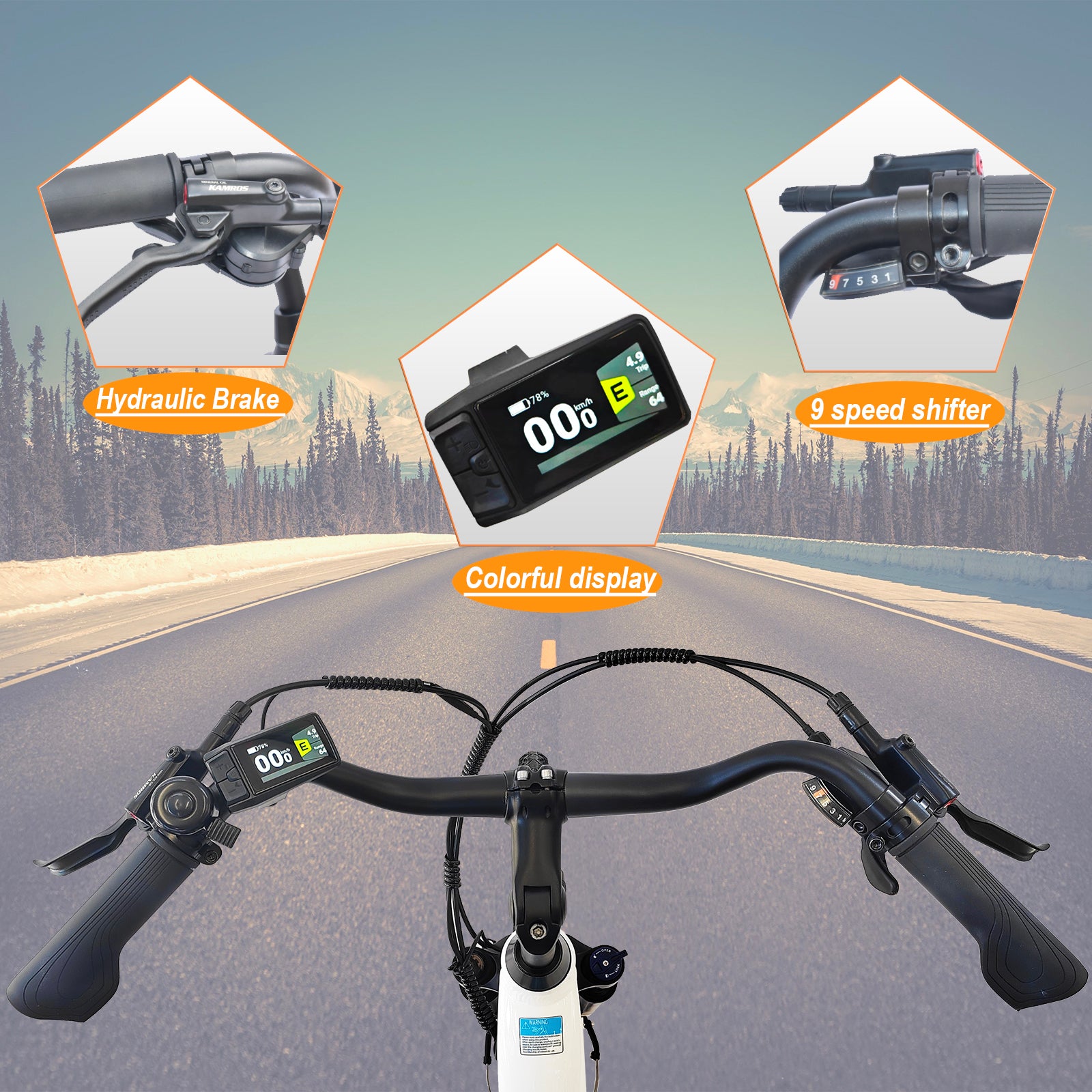 TTGO C7 (XK-ZZ28ST) Mid-drive City ebike
